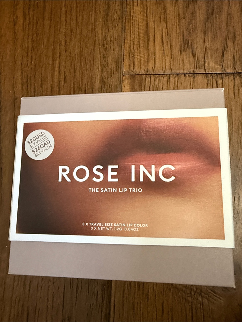 Rose Inc brand new Satin Lip Trio — Nude, Pink, Mauve Shades